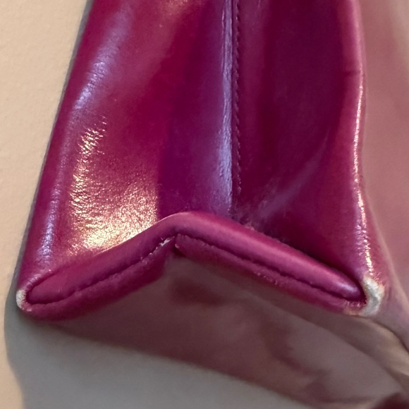 Prada Magenta Double Frame Tote Bag - Picture 3 of 13